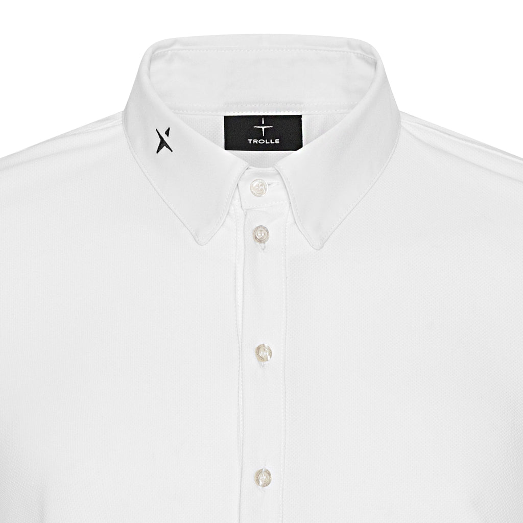 Trolle Show Shirt Pique Half Plaquet - Men