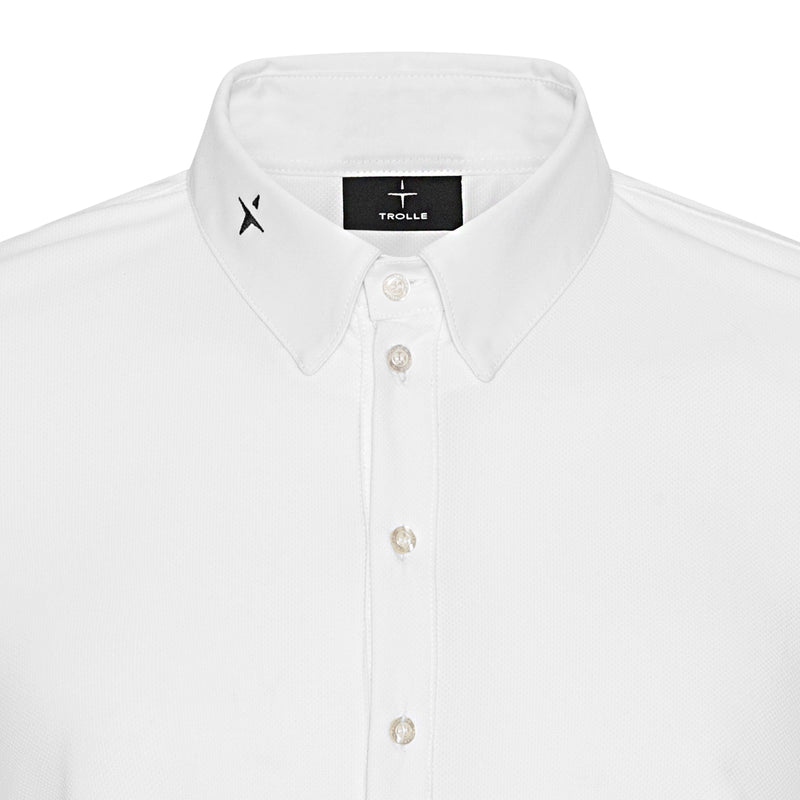 Trolle Turniershirt Pique Half Plaquet - Herren