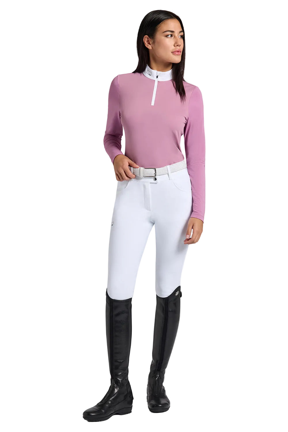 Rider's Gene Micro Perforated Wedstrijdshirt - Lange Mouwen - Dames
