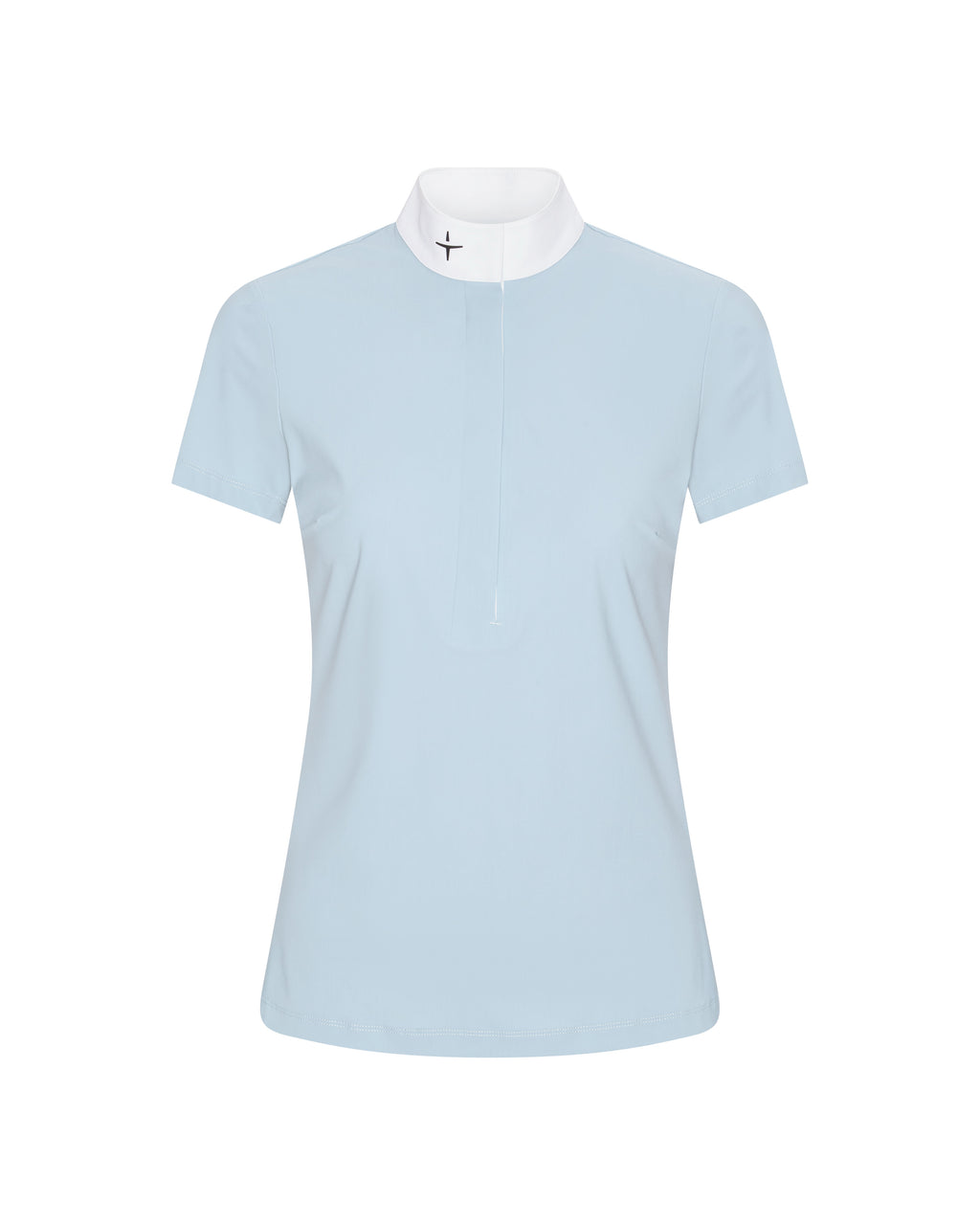 T-shirt Trolle Show demi-patte de boutonnage - Manches courtes - Femme