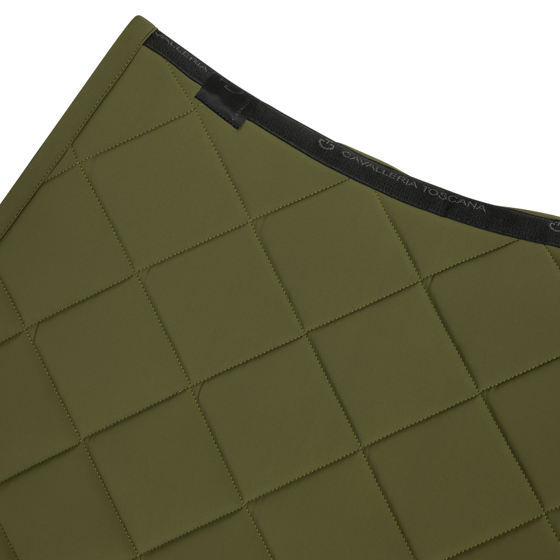 Cavalleria Toscana Saddle Pad Diamond Quilted Jersey - Dressage