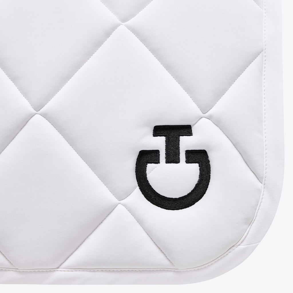Tapis de selle Cavalleria Toscana en jersey matelassé losanges - Dressage