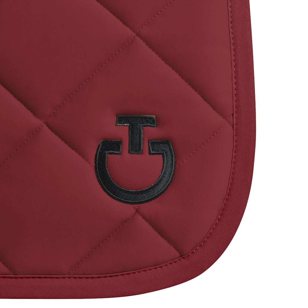 Tapis de selle Cavalleria Toscana matelassé losanges en jersey – Dressage