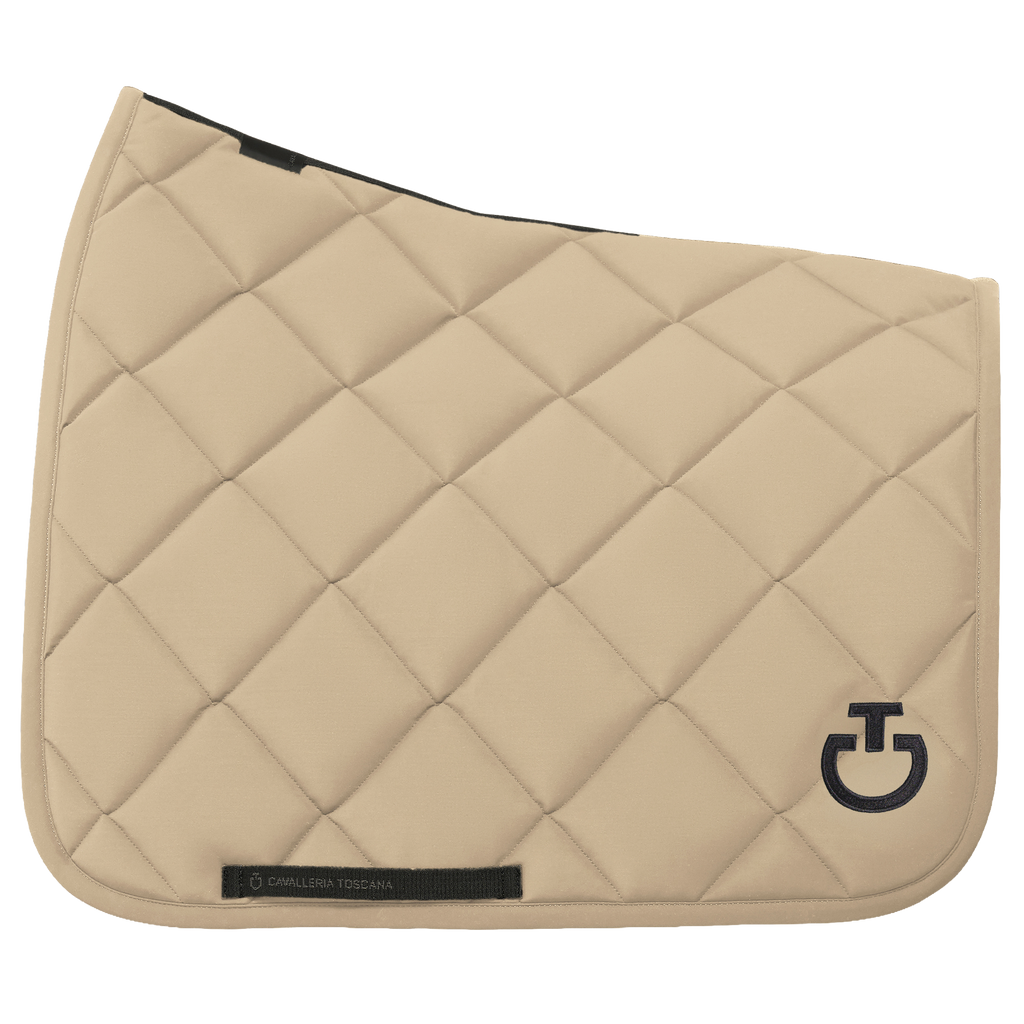 Cavalleria Toscana Saddle Pad Diamond Quilted Jersey - Dressage