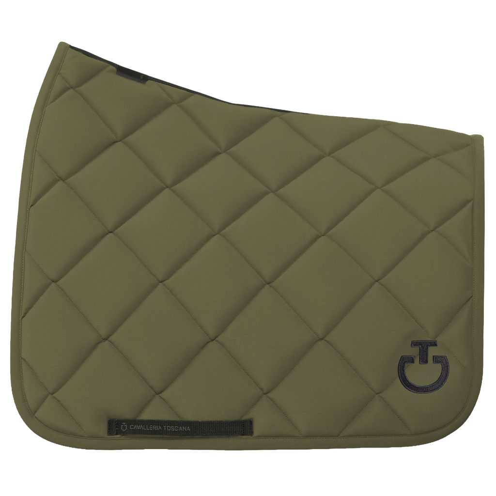 Cavalleria Toscana Saddle Pad Diamond Quilted Jersey - Dressage