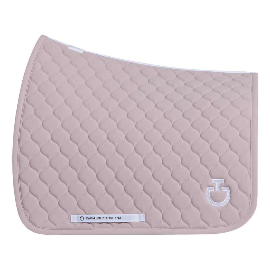 Cavalleria Toscana Saddle Pad Circular Quilted Jersey - Dressage