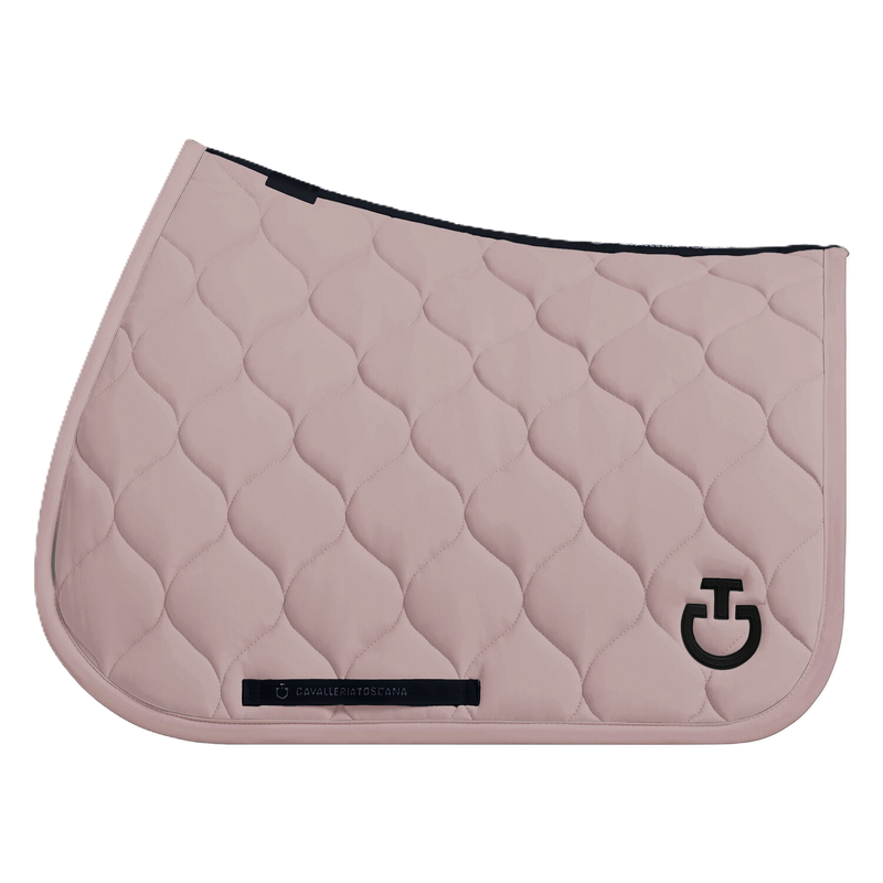 Cavalleria Toscana Saddle Pad New Circular Quilted Jersey - Jumping