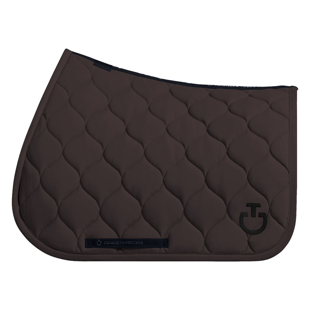Cavalleria Toscana Saddle Pad New Circular Quilted Jersey - Jumping