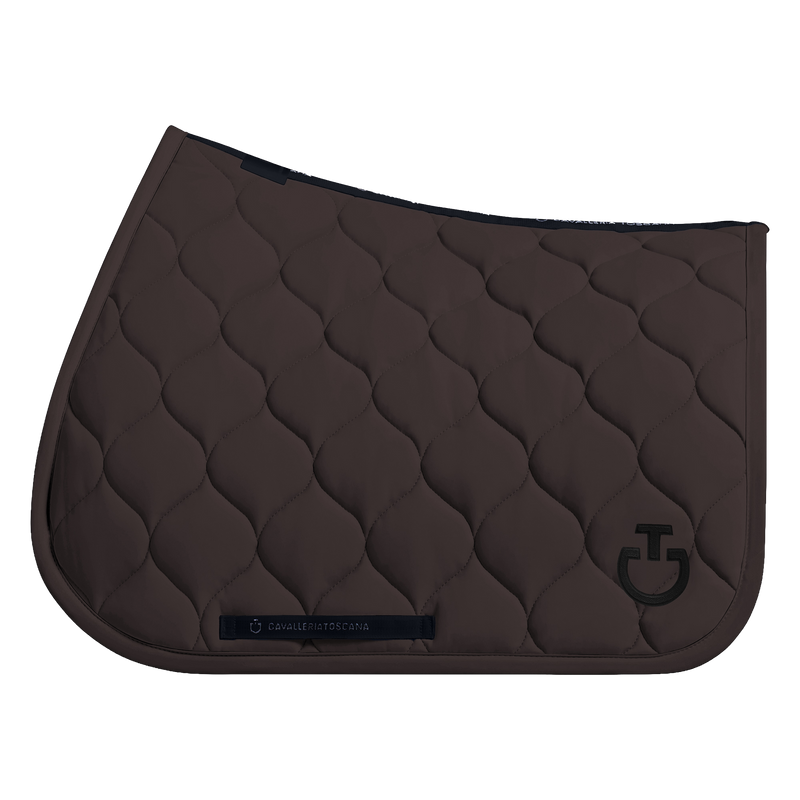 Cavalleria Toscana Saddle Pad New Circular Quilted Jersey - Jumping