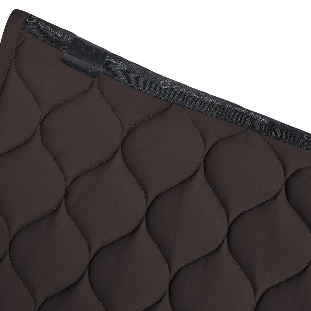 Cavalleria Toscana Saddle Pad New Circular Quilted Jersey - Jumping