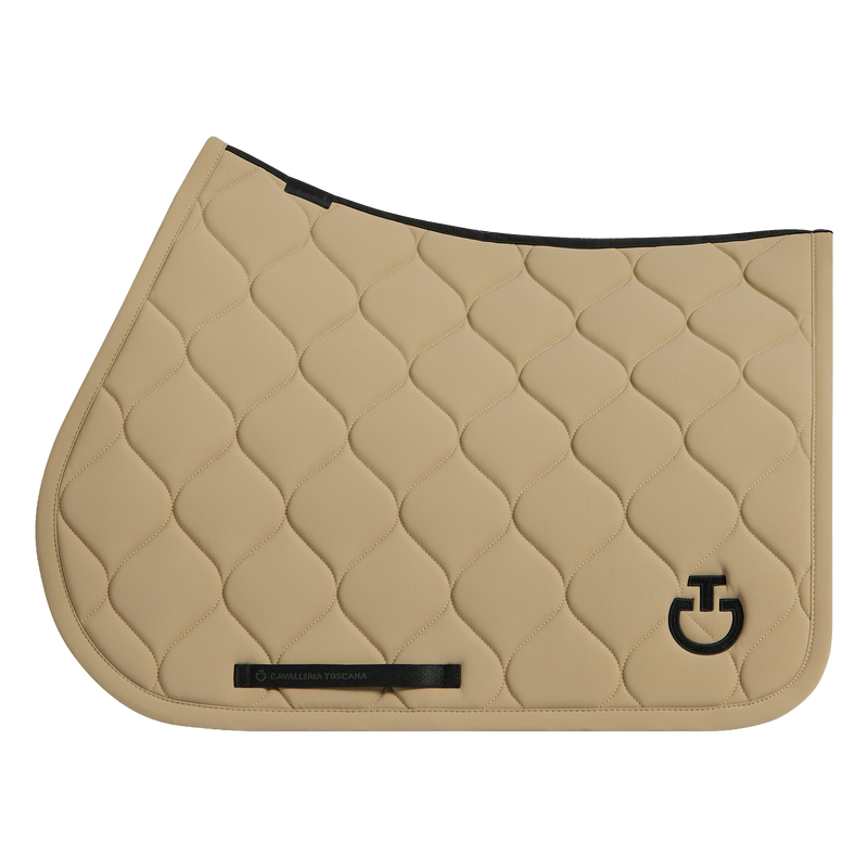 Cavalleria Toscana Saddle Pad New Circular Quilted Jersey - Jumping