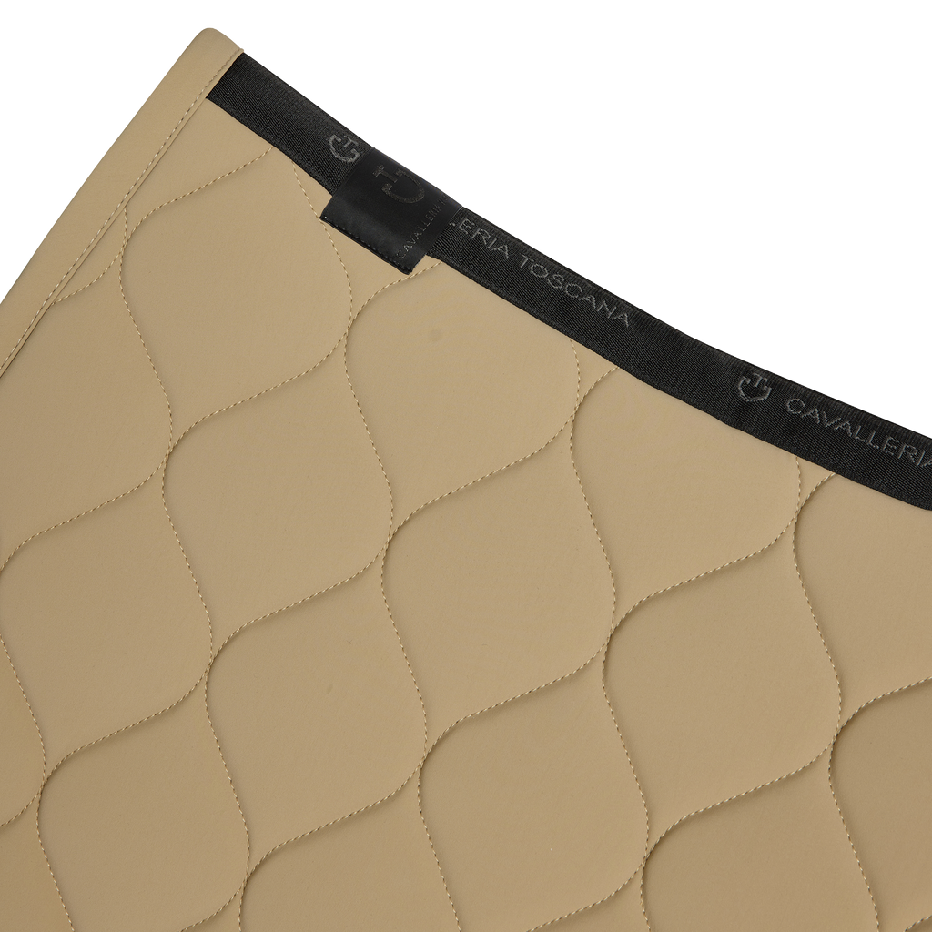 Cavalleria Toscana Saddle Pad New Circular Quilted Jersey - Jumping