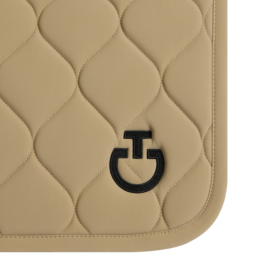 Cavalleria Toscana Saddle Pad New Circular Quilted Jersey - Jumping