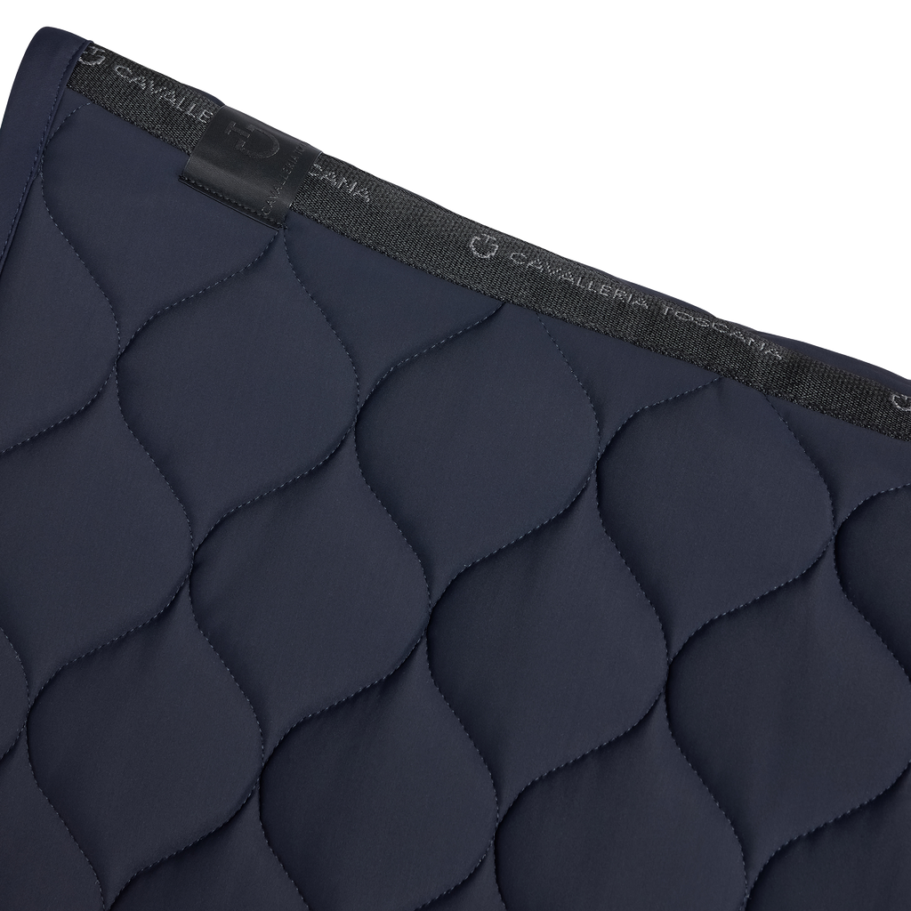 Cavalleria Toscana Saddle Pad New Circular Quilted Jersey - Jumping