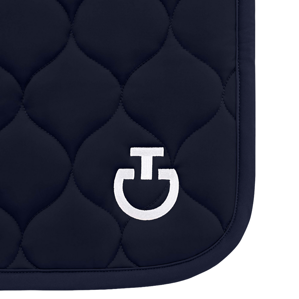Cavalleria Toscana Saddle Pad New Circular Quilted Jersey - Jumping