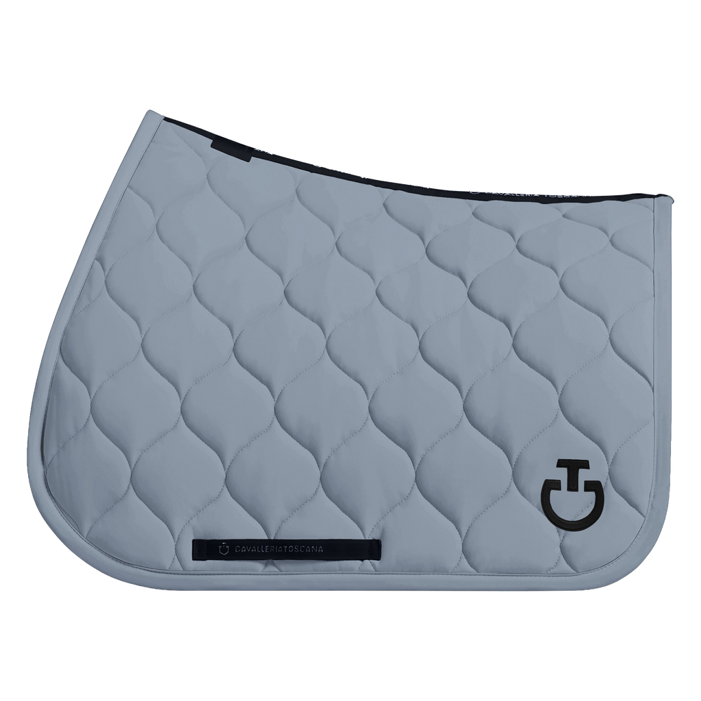 Cavalleria Toscana Saddle Pad New Circular Quilted Jersey - Jumping