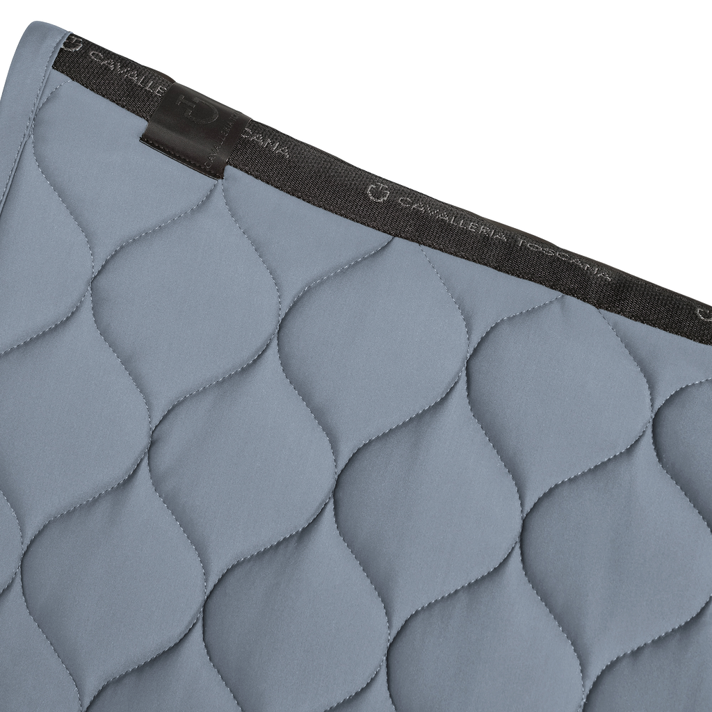 Cavalleria Toscana Saddle Pad New Circular Quilted Jersey - Jumping