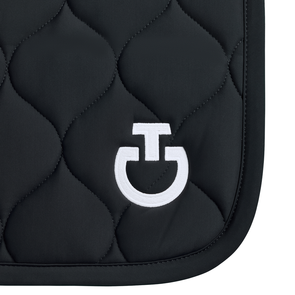 Cavalleria Toscana Saddle Pad New Circular Quilted Jersey - Jumping
