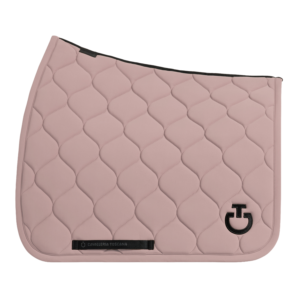 Cavalleria Toscana Saddle Pad New Circular Quilted Jersey - Dressage