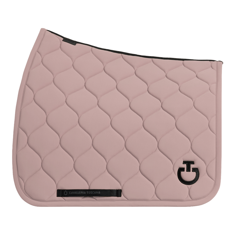 Cavalleria Toscana Saddle Pad New Circular Quilted Jersey - Dressage
