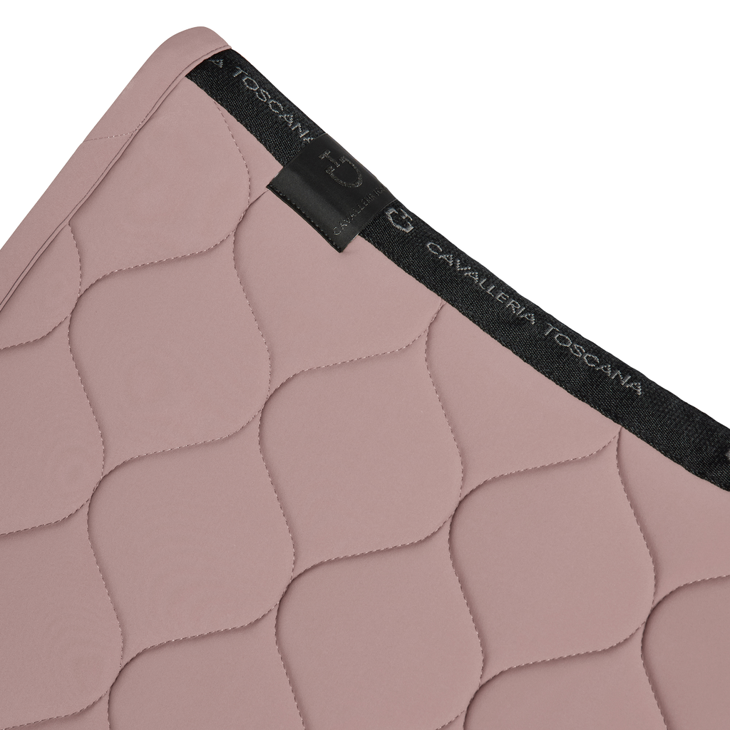 Cavalleria Toscana Saddle Pad New Circular Quilted Jersey - Dressage