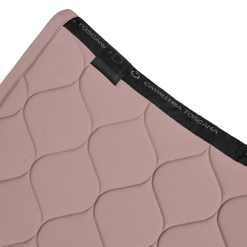 Cavalleria Toscana Saddle Pad New Circular Quilted Jersey - Dressage