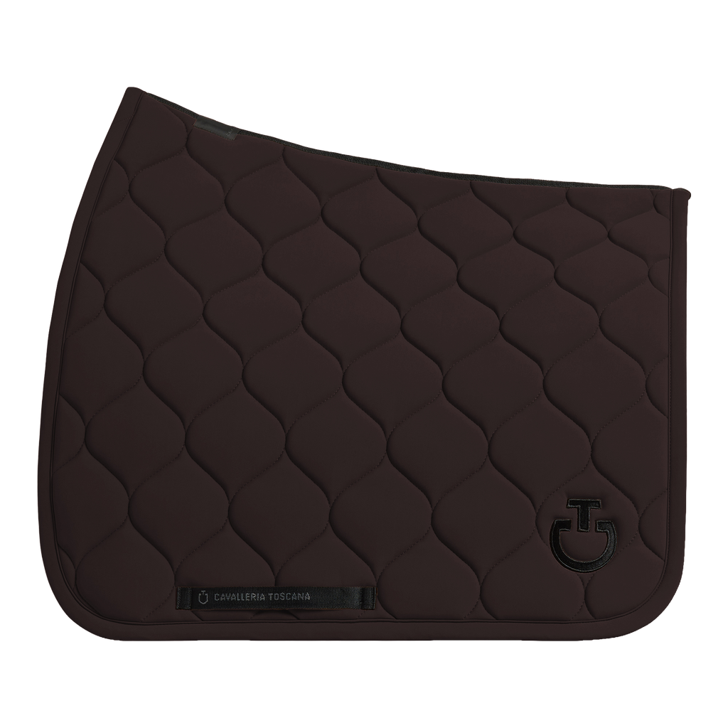 Cavalleria Toscana Saddle Pad New Circular Quilted Jersey - Dressage