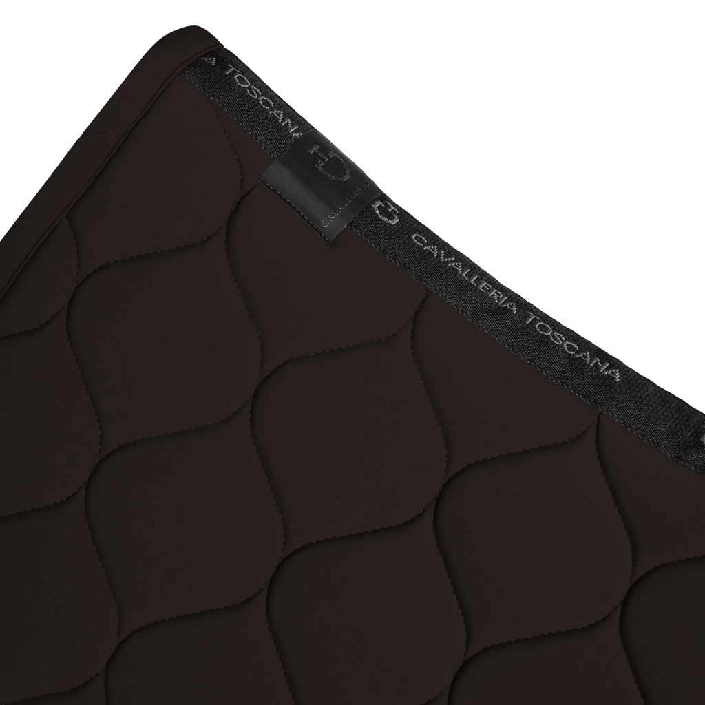 Cavalleria Toscana Saddle Pad New Circular Quilted Jersey - Dressage