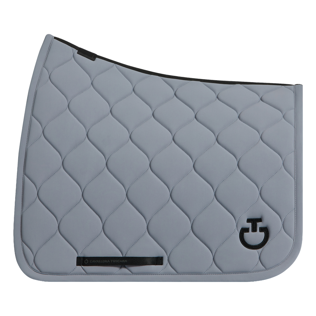 Cavalleria Toscana Saddle Pad New Circular Quilted Jersey - Dressage
