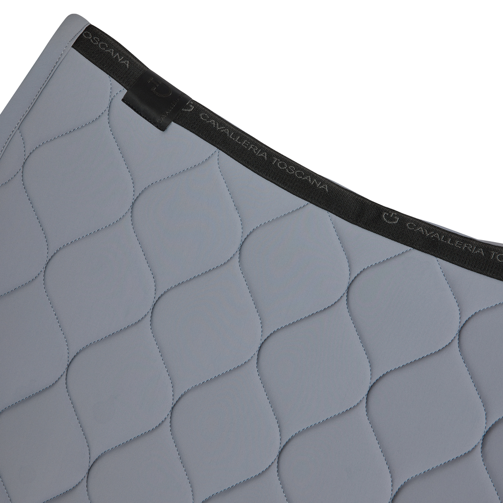Cavalleria Toscana Saddle Pad New Circular Quilted Jersey - Dressage