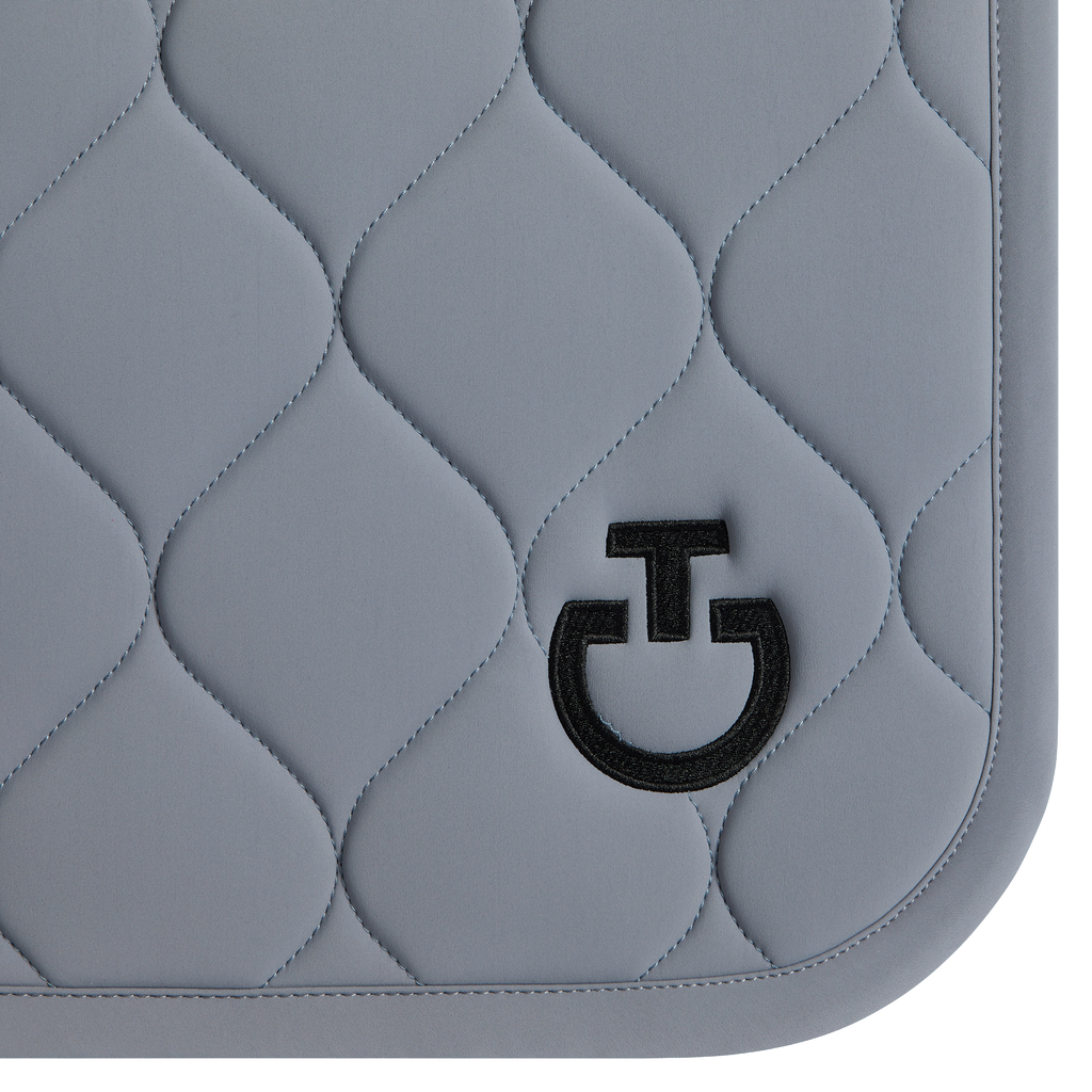 Cavalleria Toscana Saddle Pad New Circular Quilted Jersey - Dressage