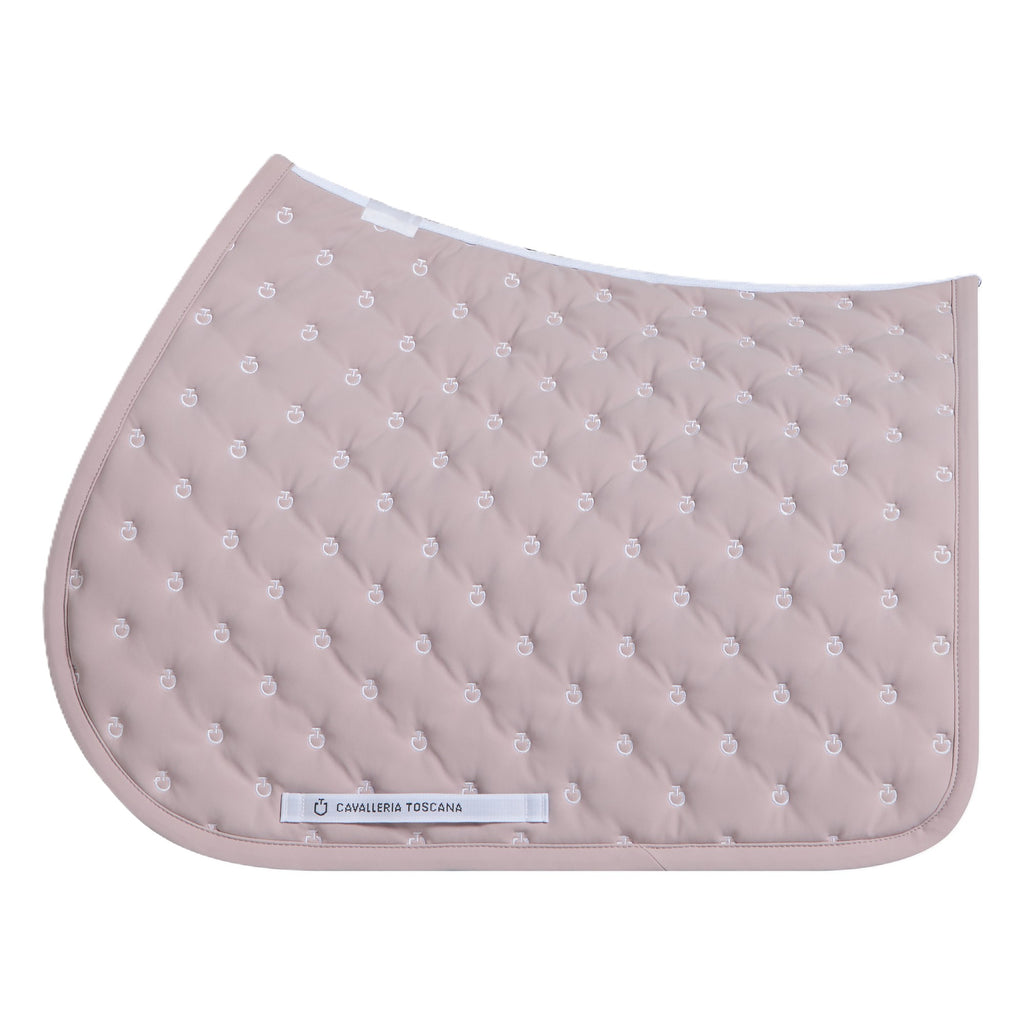 Cavalleria Toscana Embroidery Quilted Saddle Pad - Jumping