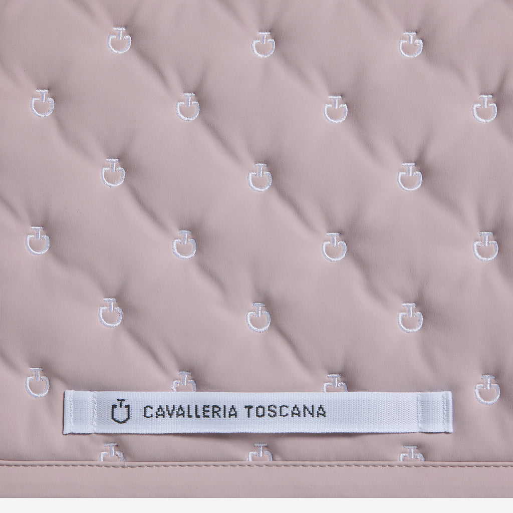 Cavalleria Toscana Embroidery Quilted Saddle Pad - Jumping