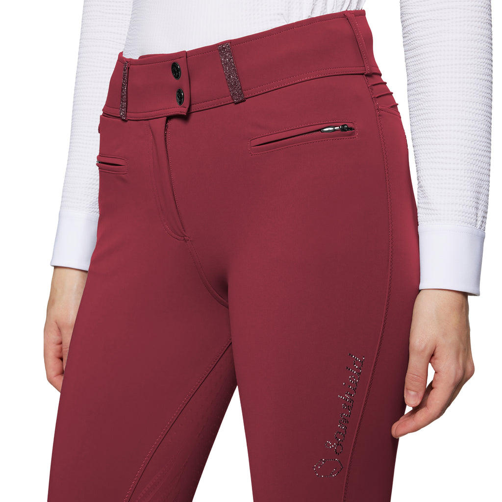 Samshield Pantalons d'équitation Claranova - Full Grip - Femme