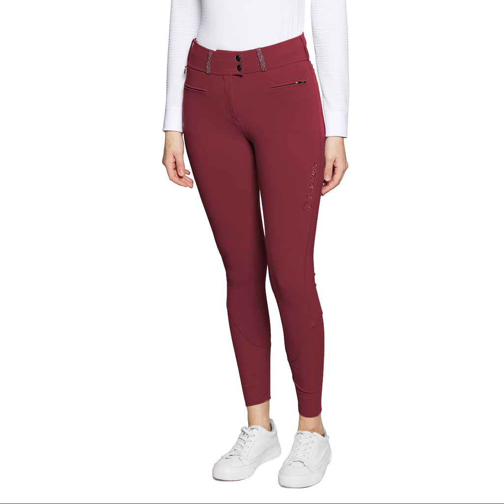Samshield Pantalons d'équitation Claranova - Full Grip - Femme