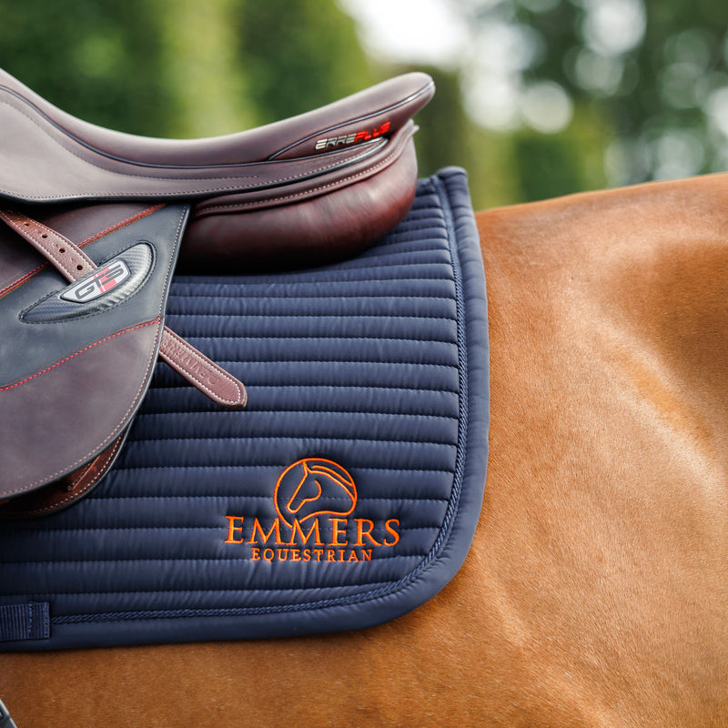 Emmers Saddle Pad Deluxe Logo - Jumping