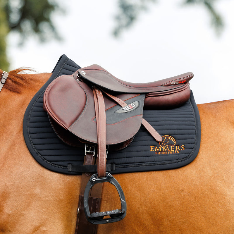 Emmers Saddle Pad Deluxe Logo - Jumping