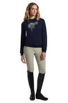 Reiter's Gene Pullover Baumwolle mit Sattelmotiv - Damen