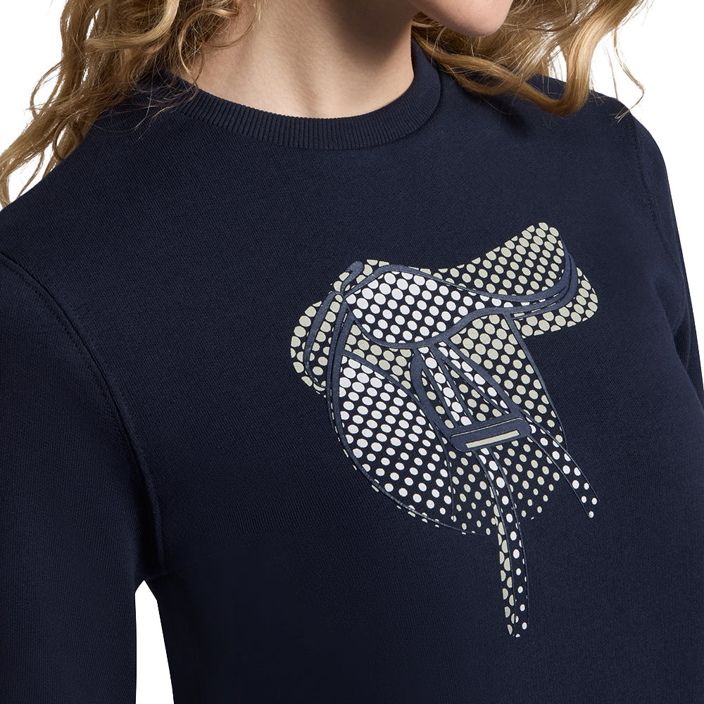 Reiter's Gene Pullover Baumwolle mit Sattelmotiv - Damen