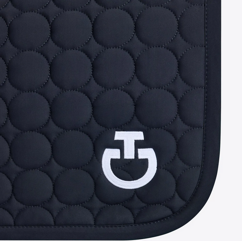 Cavalleria Toscana Circle Quilted Saddlepad - Dr