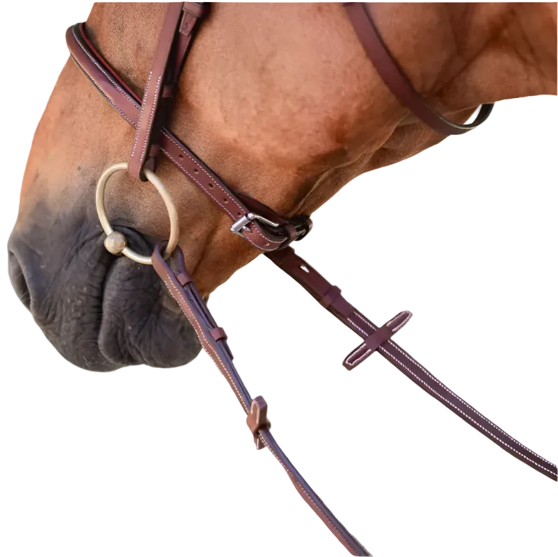 CWD Gummizügel Gepolstert mit Dekorativem Stich