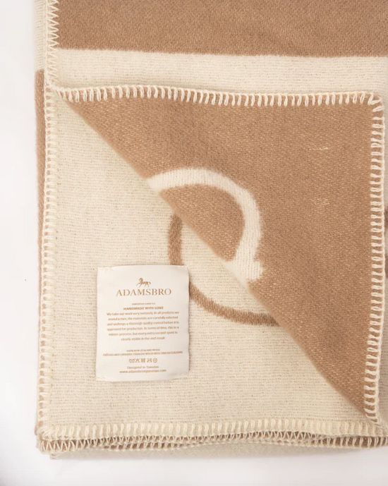Adamsbro Classic Bit Throw - Wool