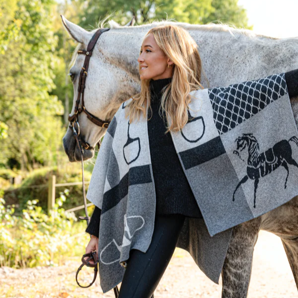 Adamsbro Poncho Equi - Kaschmir