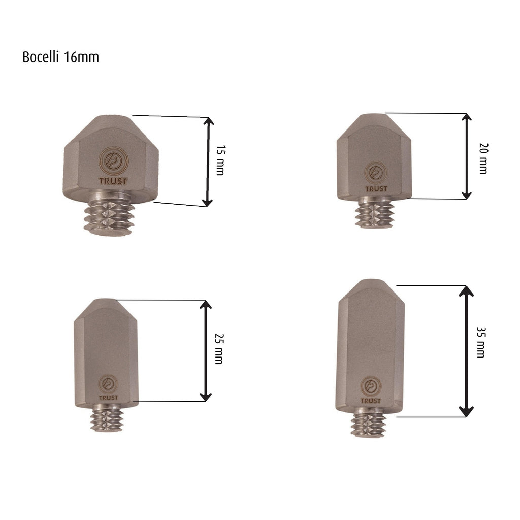 TRUST Schroeven Bocelli 16 mm 3/8 - 4 Stuks