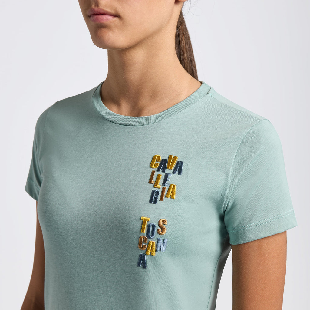 Cavalleria Toscana T-Shirt - Bestickt - Mädchen
