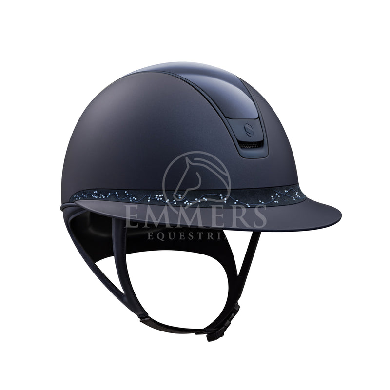 Samshield 2.0 Miss Shield Shadow Mat Blue - Top Shadow Glossy Blue - Frontal Band Crystal Leaf Blue - Trim & Blazon Matt Blue