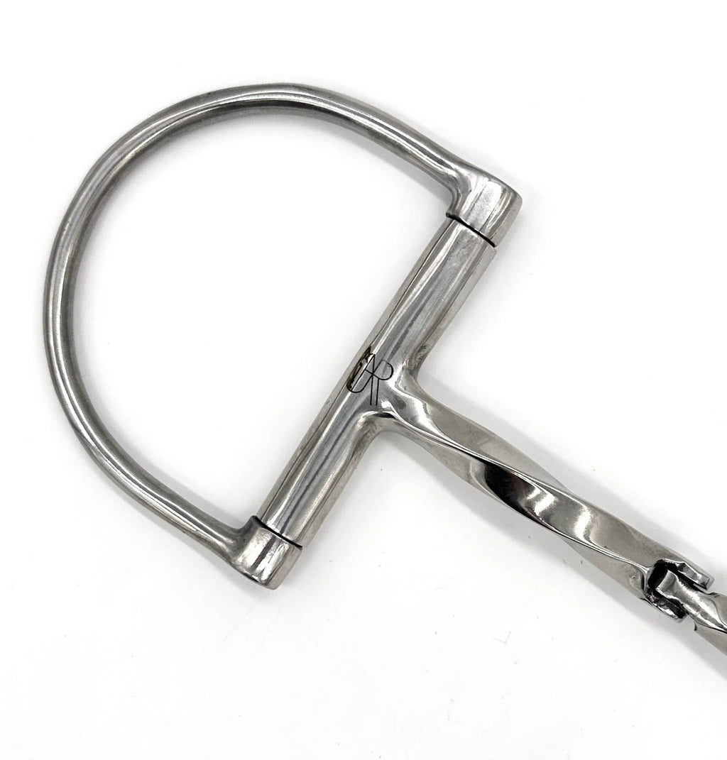 AJR D-ring Single Jointed Twisted - 12 mm