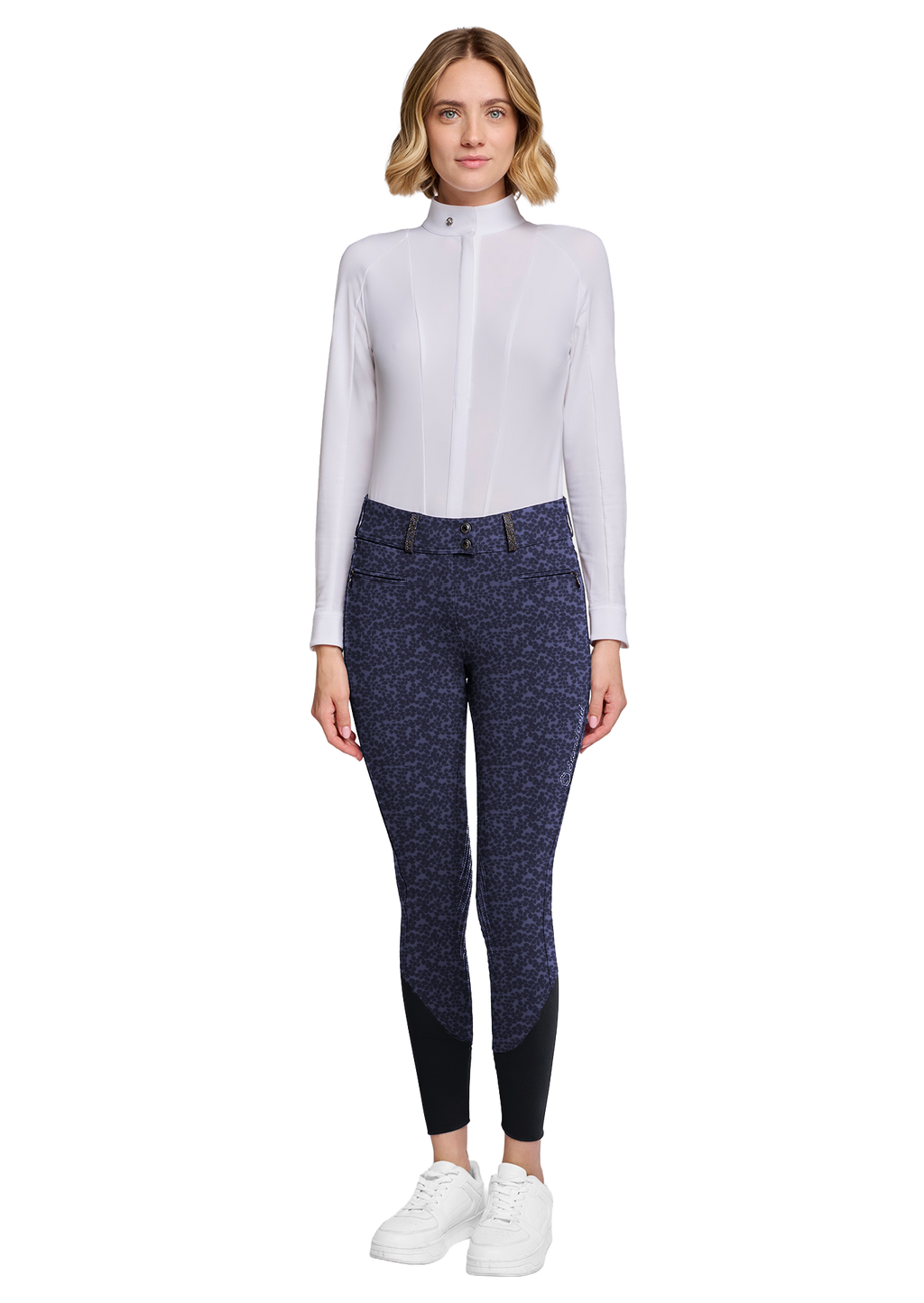 Samshield Breeches Clara Crystal Fabric - Knee Grip - Women