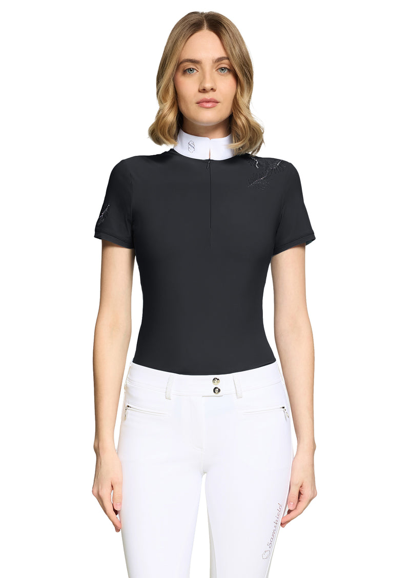Samshield Turniershirt Lea Crystal Ferna - Kurzarm - Damen