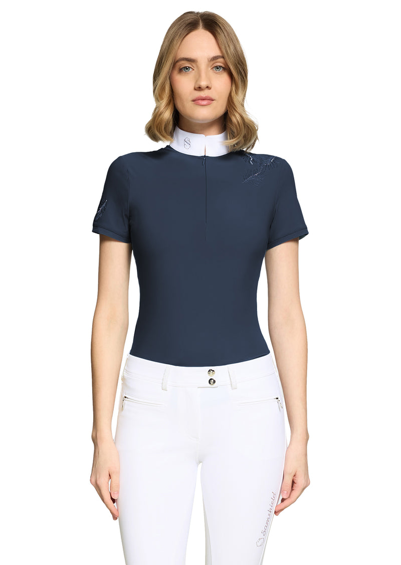 Samshield Turniershirt Lea Crystal Ferna - Kurzarm - Damen